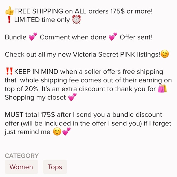 ⭐️Shop My Closet with Confidence!! 💕VS PINK🥳 - Picture 4 of 9